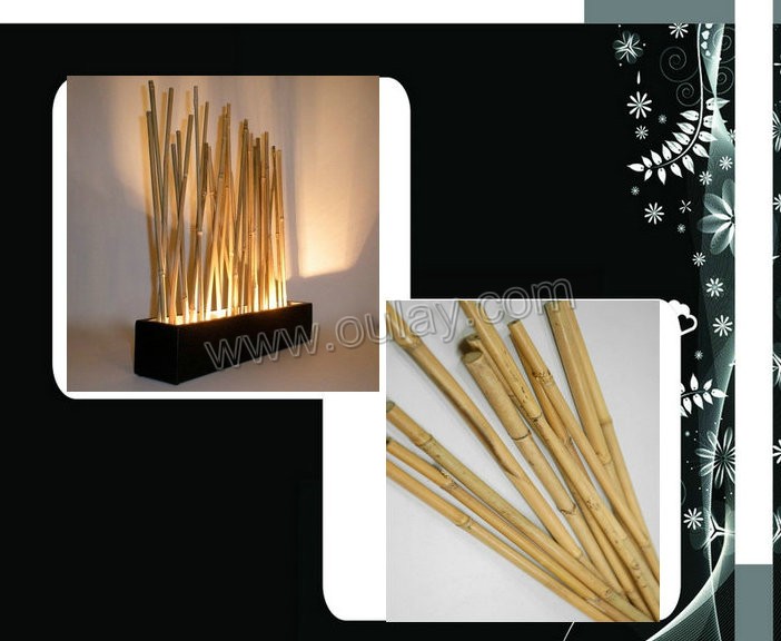 beautiful raw bamboo poles for decoration
