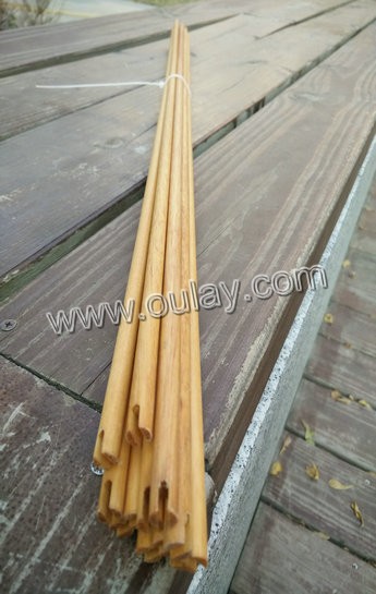 Wooden arrow shafting