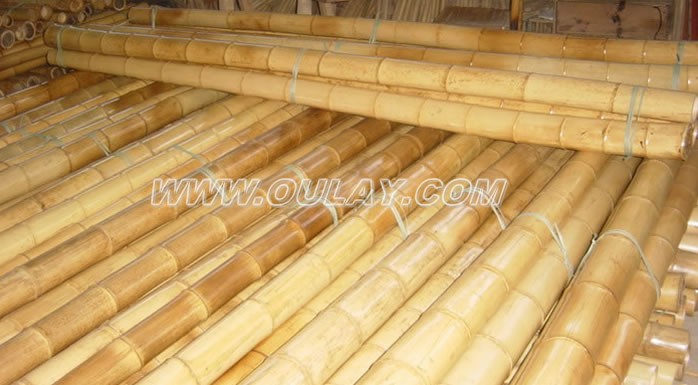 Moso bamboo poles