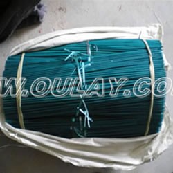 Green dyed bamboo sticks