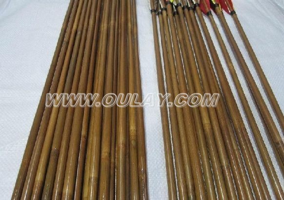 Bamboo arrow shafts