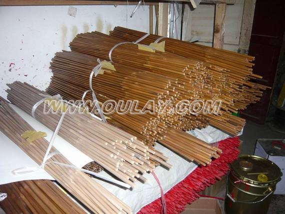 Bamboo arrow shafts