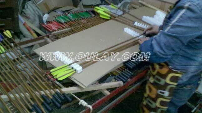 Arrows in packing process