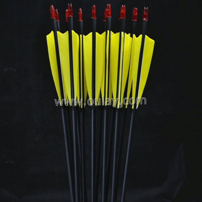 4 inch real turkey fletches carbon arrows