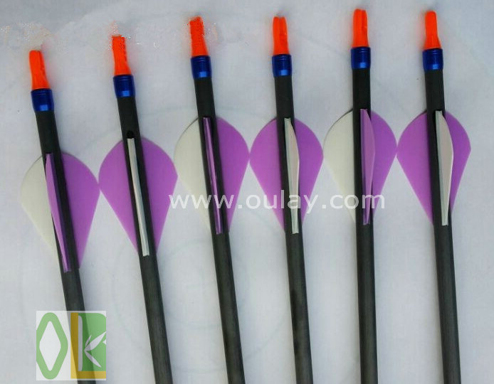 spine rate of 350/400 carbon arrows shafts for hunting