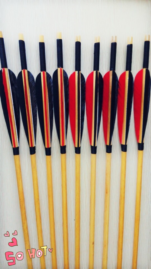 Wood hunting arrows