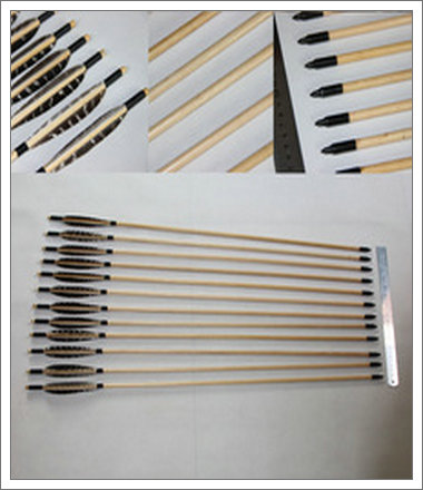White tree material of wood arrows