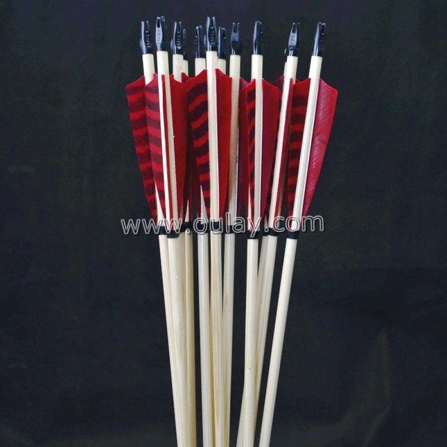 wooden bamboo hunting arrows