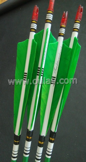 green cresting arrows