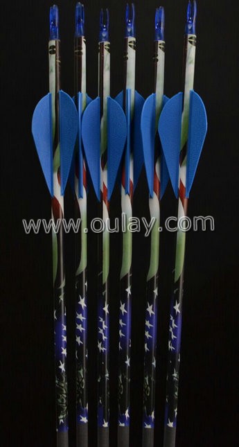 blue cresting arrows