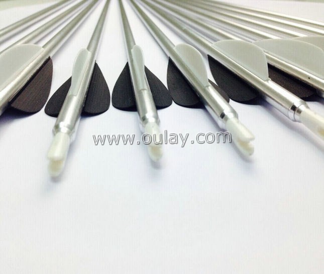 silver aluminum arrows