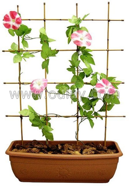 bamboo flower trellis