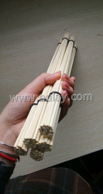 bamboo sticks with imported  black rings