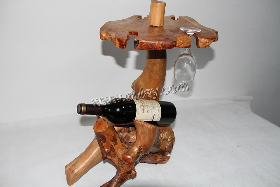 bamboo wine holder