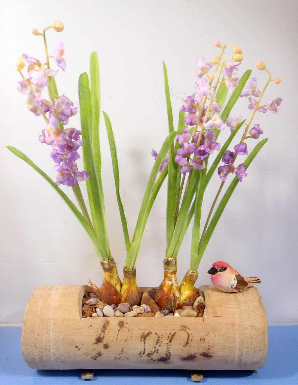 Beautiful bamboo flower vases for garden