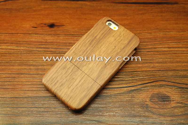 Walnut wood iphone case for iphone 6/6s