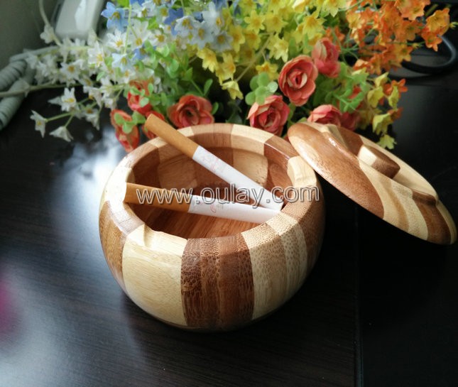 Bamboo ashtray