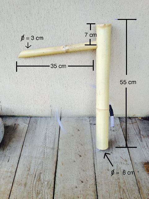 50cm bamboo spouts