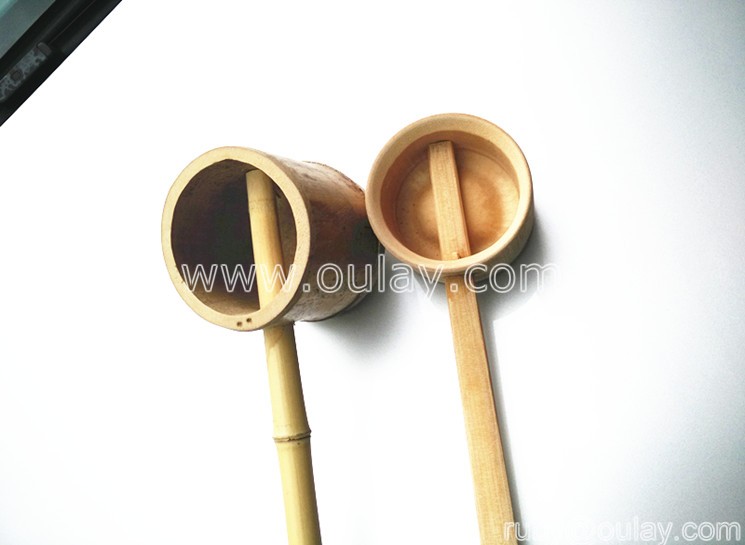 bamboo ladles with rest