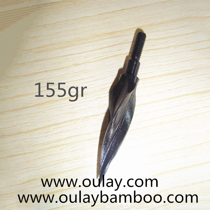 Traditional helical broadheads 155gr