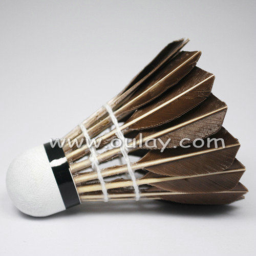 Goose feather for badminton
