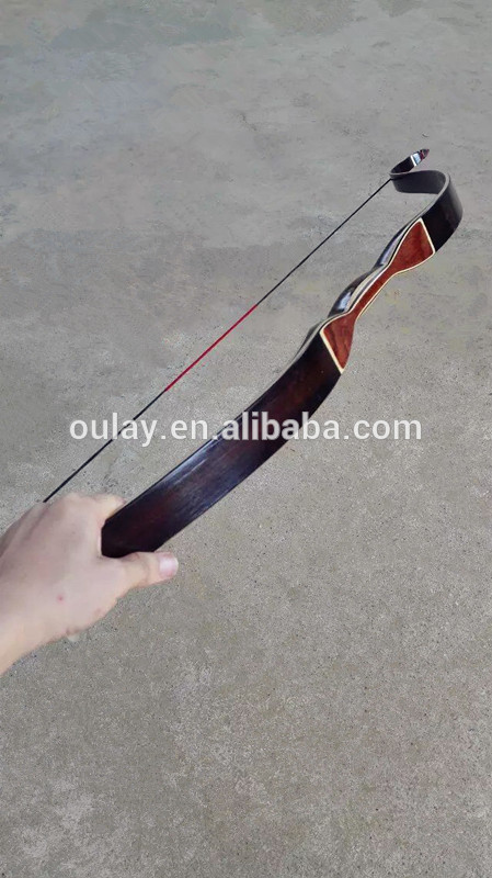 Laminated wood bamboo bows