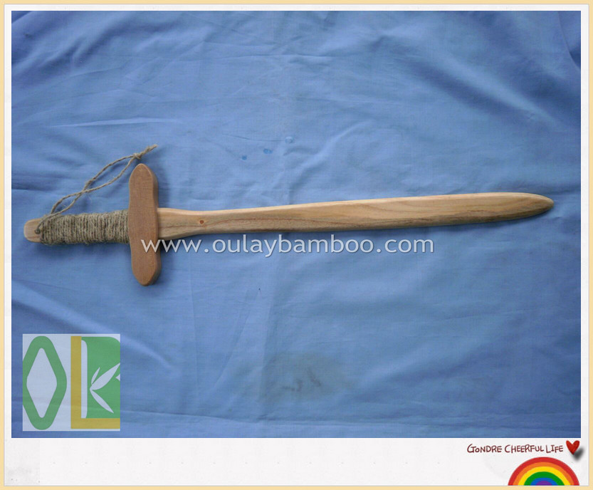 Custom children toy handmade wooden swords for children