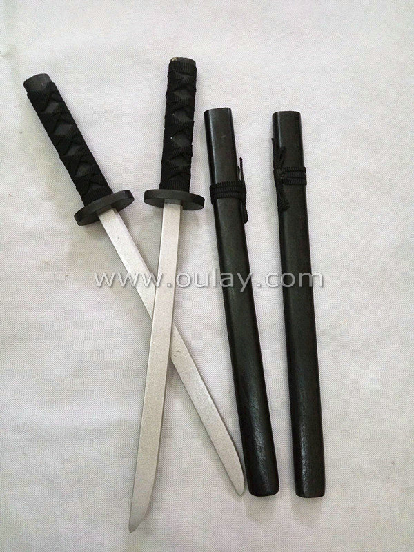 Kid black 54cm wooden toy swords